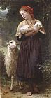 William Bouguereau The Newborn Lamb painting